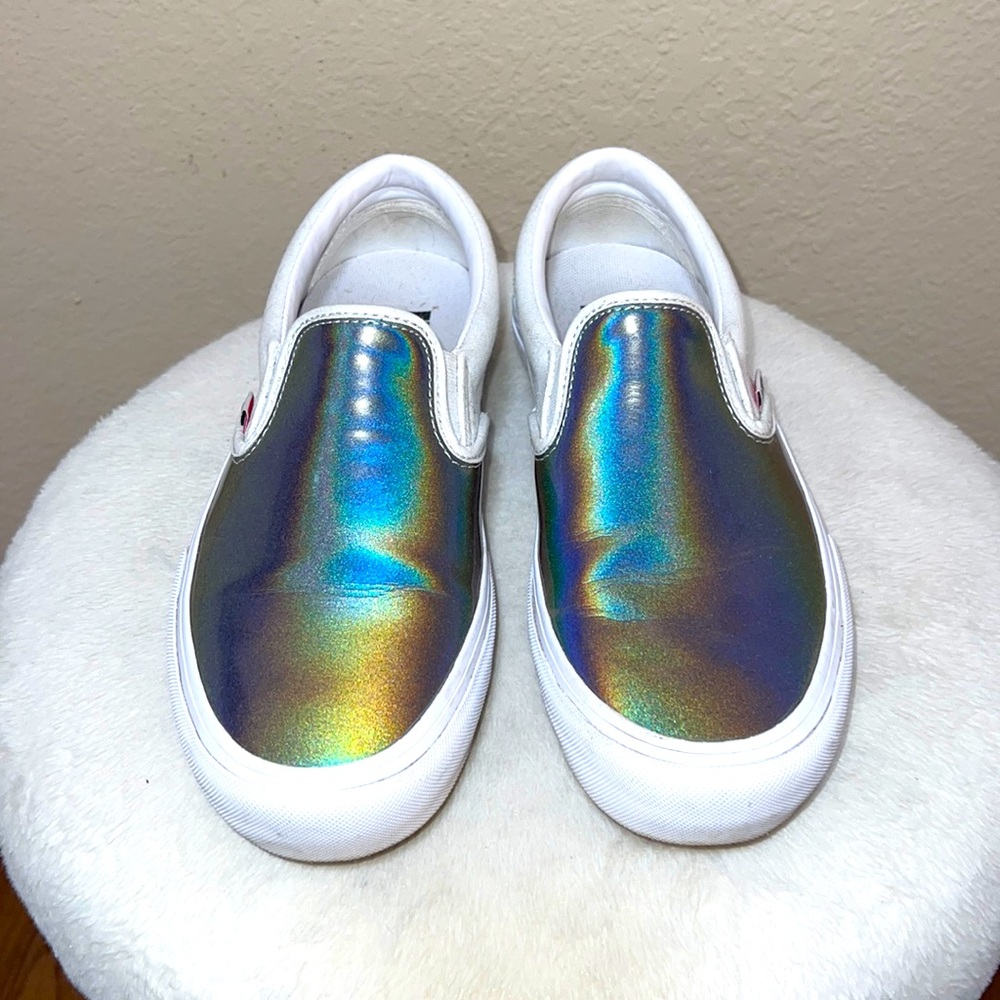 Vans Slip On Pro Iridescent Black/True White